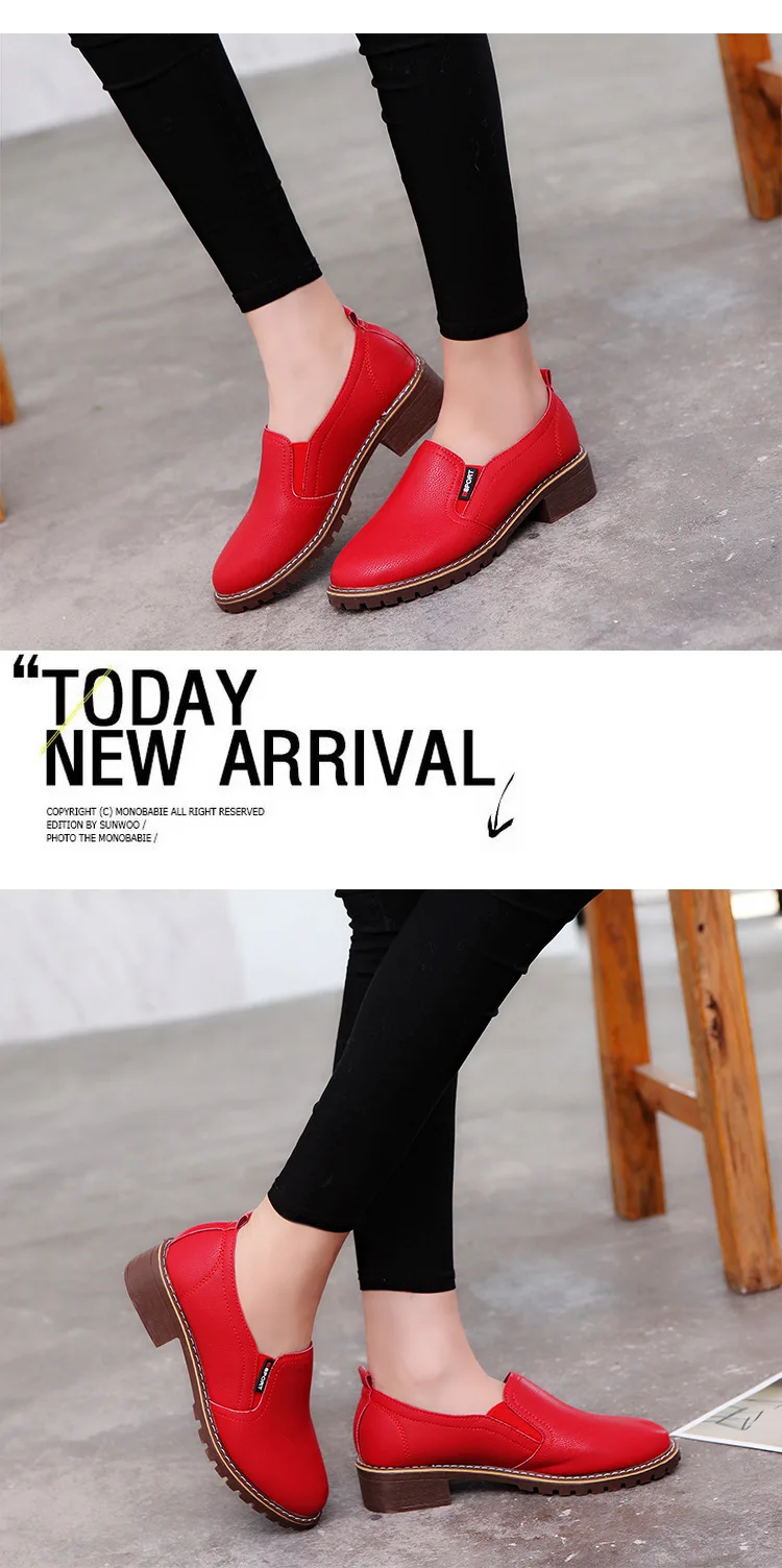 Casual summer women leather shoes white comfortable soft women flats Moccasins Spring Slip-on Oxfords shoes female DBT1003 8