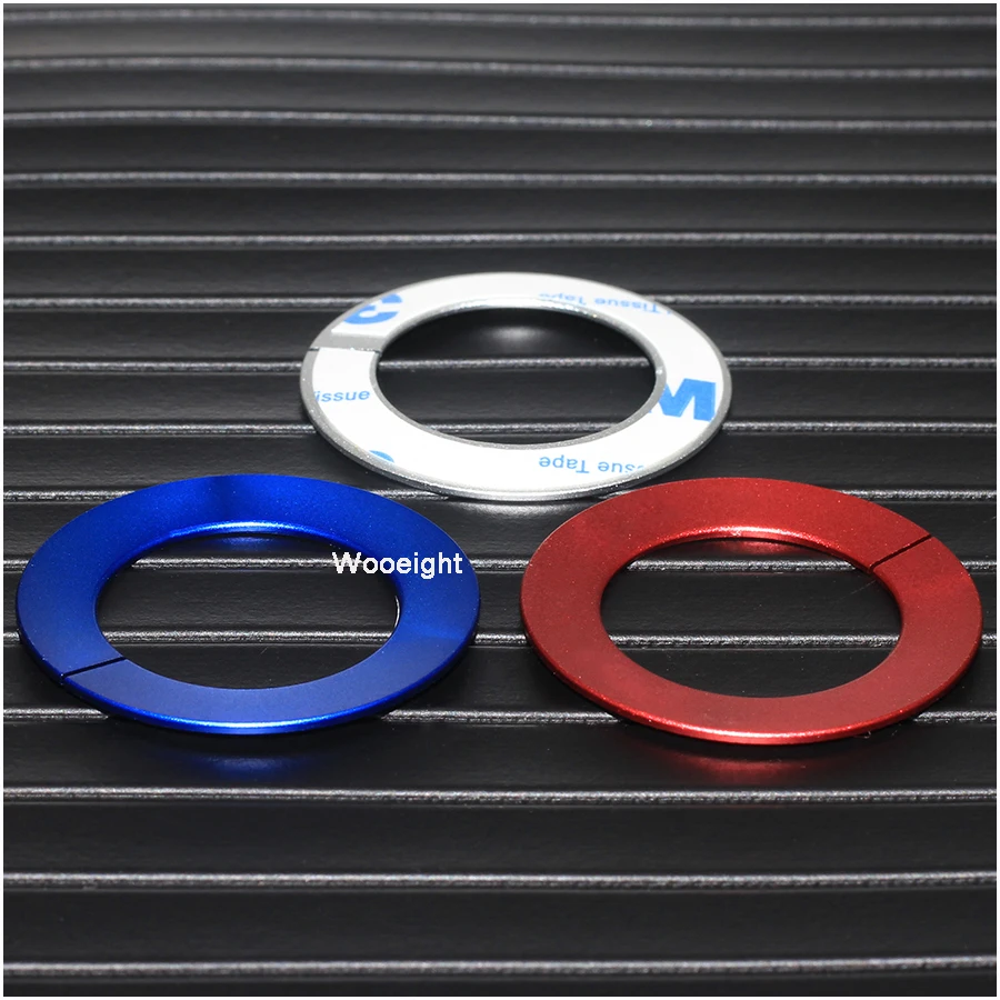 Wooeight Car Ignition Engine Start Stop Push Button Cover Ring Decorative Trim For Infiniti Q50 Q60 QX60 2014 2015 2016 2017 (2)