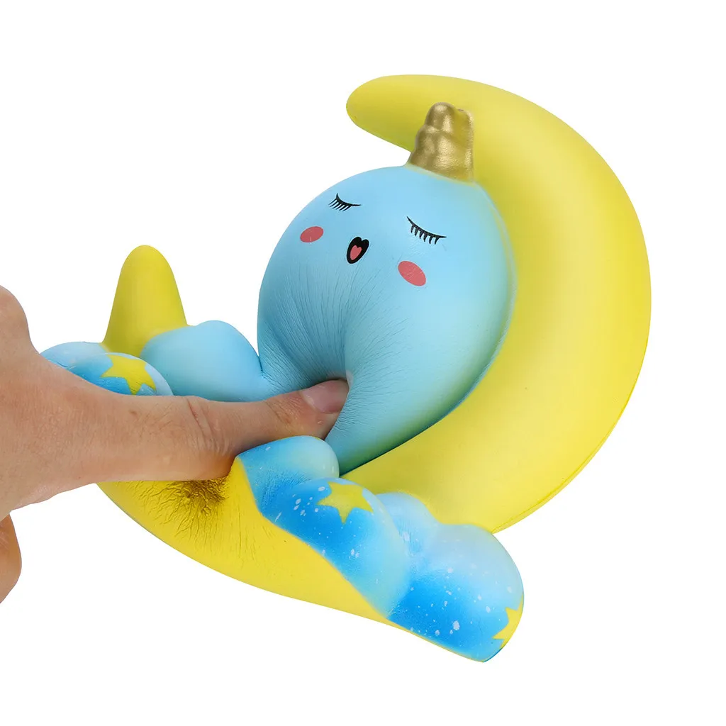 Squishies Narwhal Moon замедлить рост фрукты Ароматические Squeeze снятие стресса игрушки Новый Бесплатная доставка Лидер продаж W513