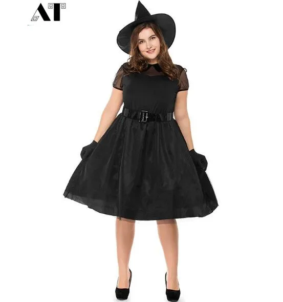 Witch Halloween Costume women division fat people Sexy Adult Costumes |