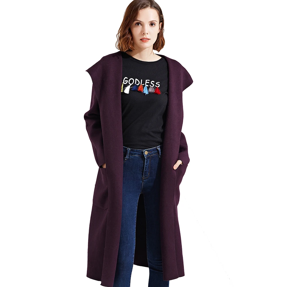 SFFZ 2018 New Women Long Cardigans Fashion Casual Solid