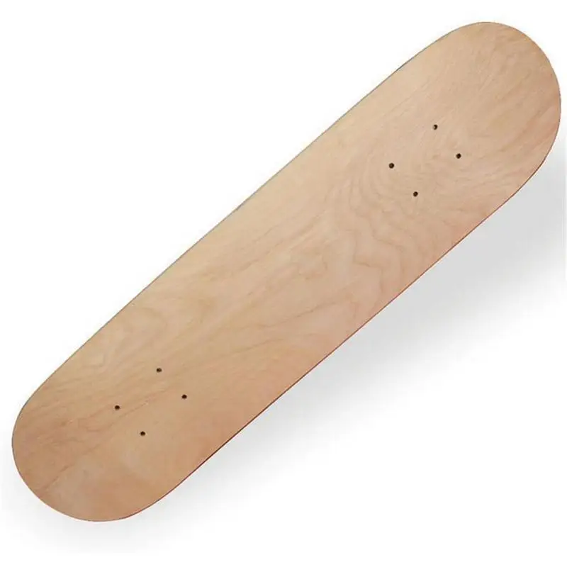8 дюймов 8-Слои клен одноцветная с двойным портом «мама» скейтборды натуральный скейт террасной доски скейтборды двухслойные древесины клена