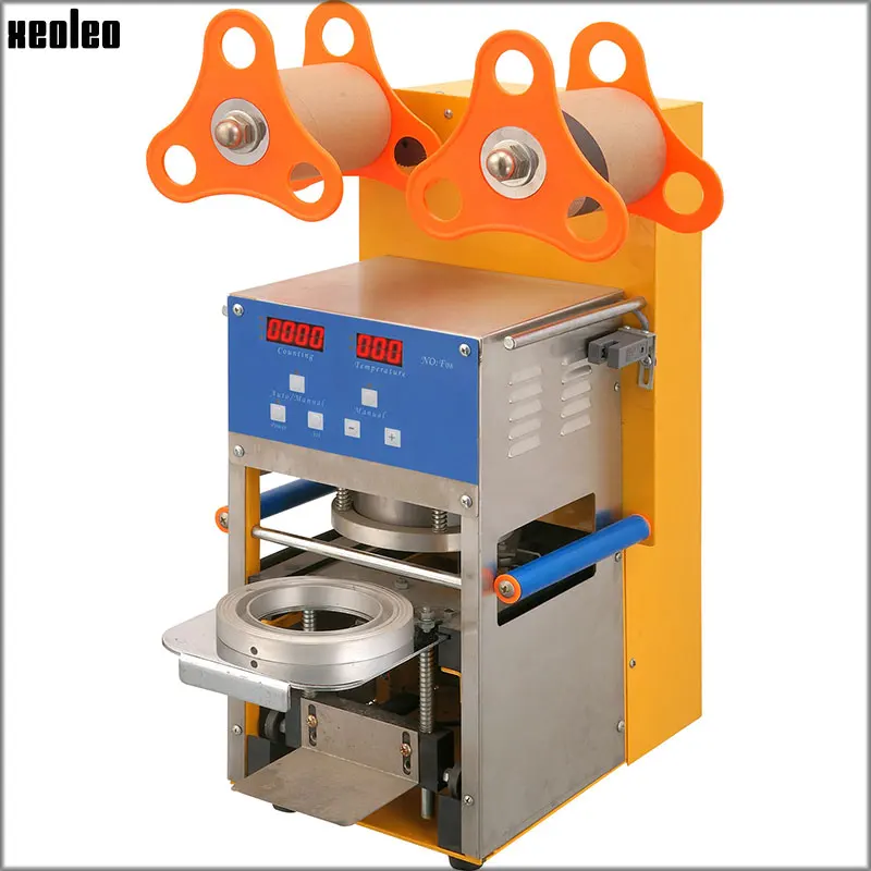 Xeoleo 90/95mm Full Automatic Cup sealing machine Digital count Bubble tea machine Cup Sealer EUAU/UK/AU for PP/PE/Paper Cup Xeoleo 90/95mm Full Automatic Cup sealing machine Digital count Bubble tea machine Cup Sealer EUAU/UK/AU for PP/PE/Paper Cup