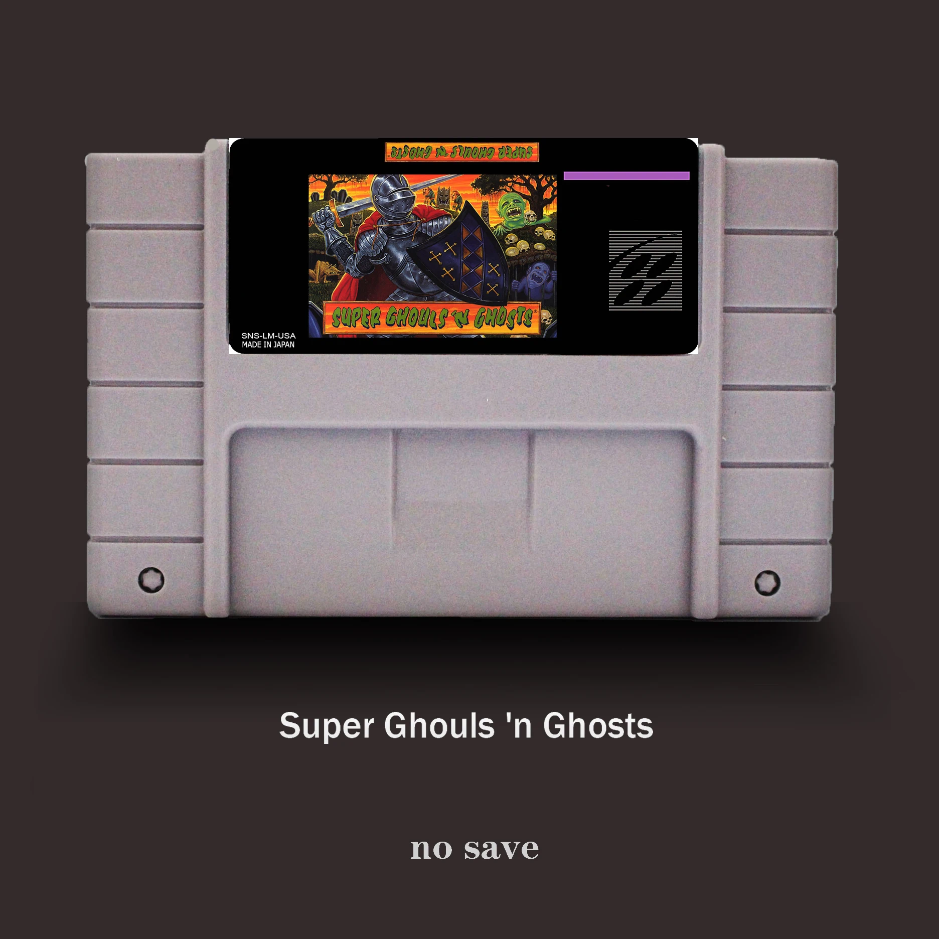 Супер Ghouls 'n Ghosts-16 бит для NTSC игровой плеер большая серая игровая Карта