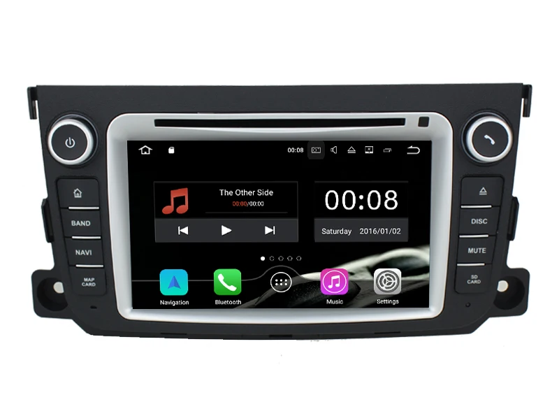 Excellent HIFIF 7 inch Quad Core 2 GB Android 7.1 Car DVD player For Benz Smart Fortwo 2012- with Radio GPS/Bluetooth/maps/wifi 1024*600 2