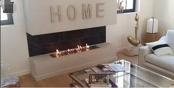 

inno fire36 inch silver or black wifi real fire intelligent indoor auto biofuel fireplace