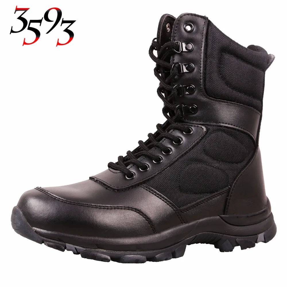 combat boots canvas