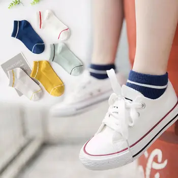 

Pudcoco 2019 Newest Infant Kid Girl Ankle Socks Newborn Cotton Cute Cartoon Printed Anti-slip 5 Pairs Socks For Baby