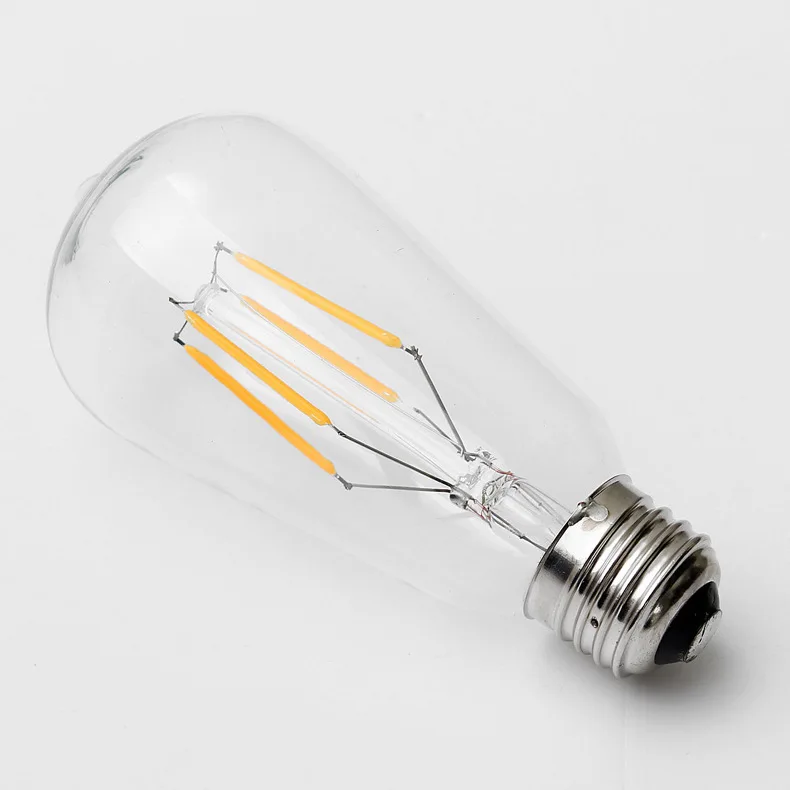 Винтажный металлический светодиодный настенный светильник креативные прикроватные Настенные светильники для спальни 1/2 головок промышленный декор черный/белый/красный железный светильник Wandlamp - Цвет абажура: lamp bulb 3
