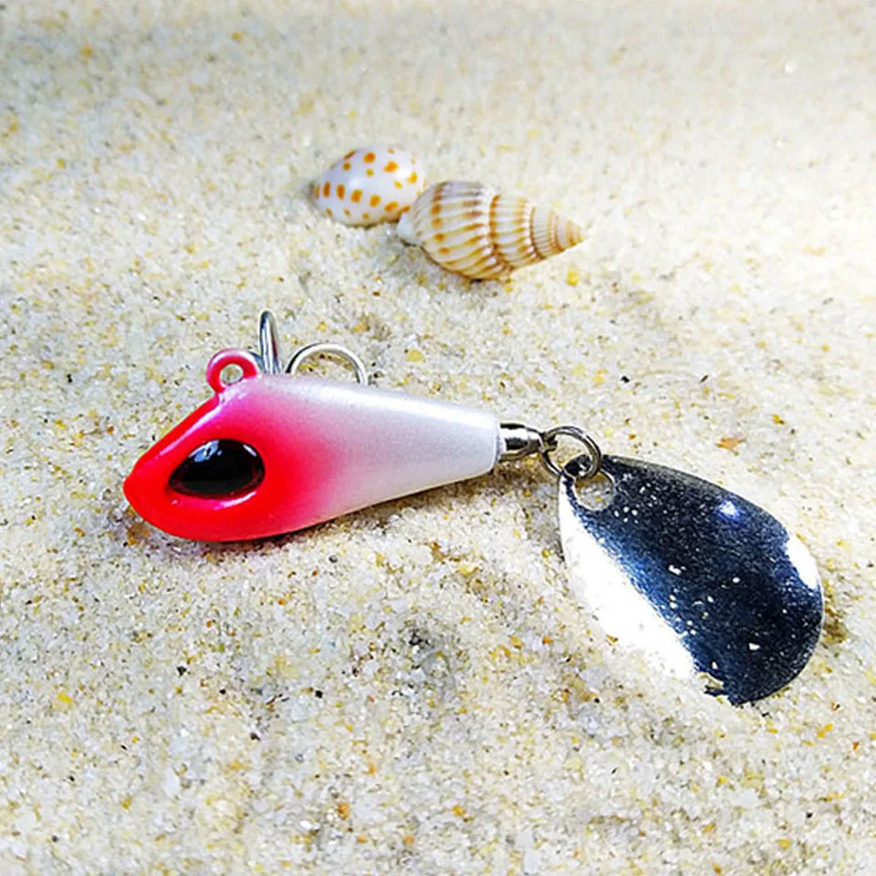 WALK FISH 1 шт. 20 35 мм металлическая мини Приманка VIB для рыбной ловли 6 25 г зимние