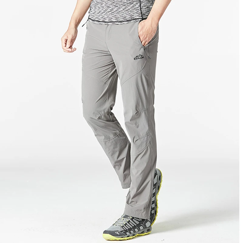 RAY GRACE pantalones al aire libre de verano de los hombres de secado rápido senderismo pesca pantalones para los hombres transpirable senderismo Camping pantalones de escalada