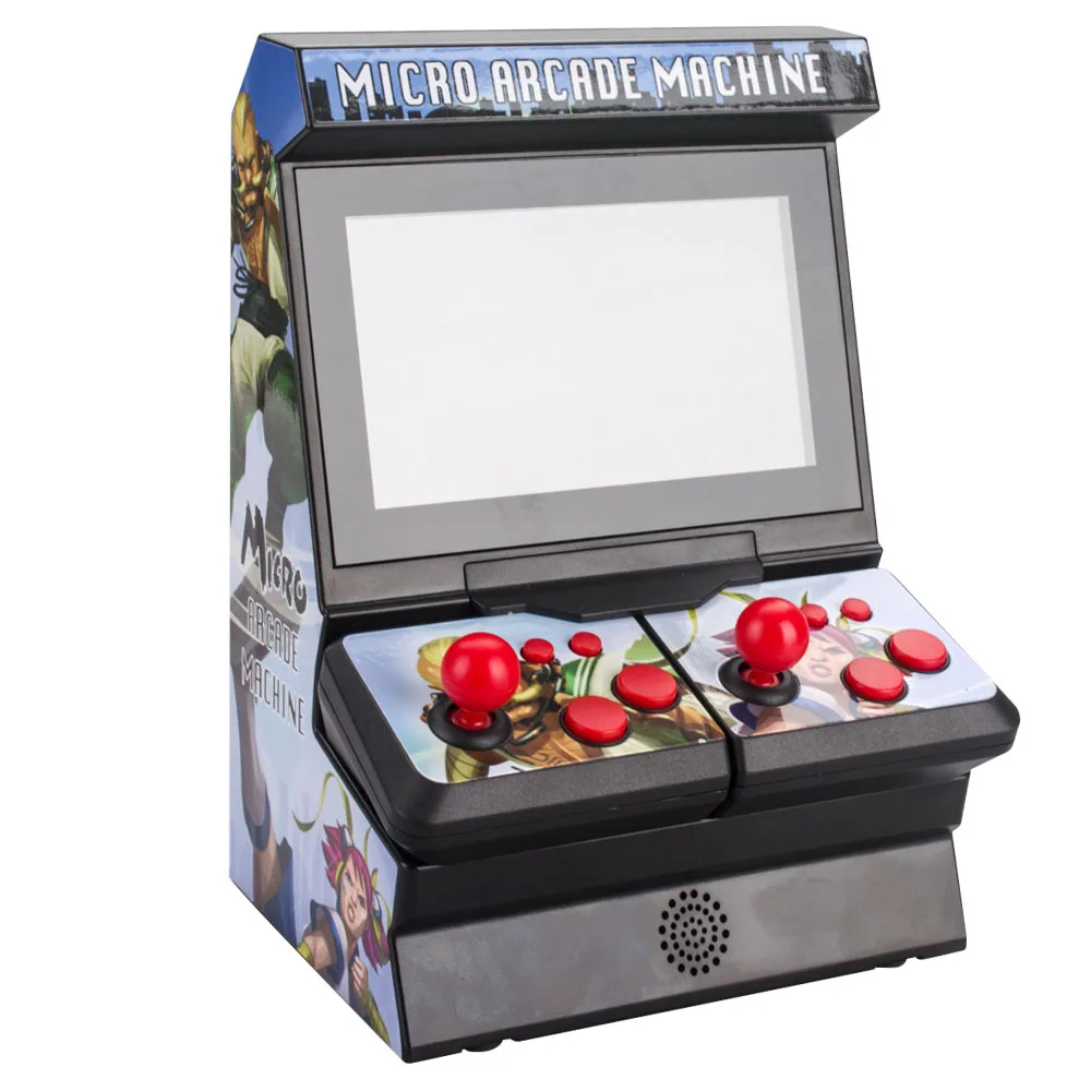 WOLSEN 4.3 Inch Wireless arcade controller Mini Arcade handheld game console 300 games Big Screen video game console for gift