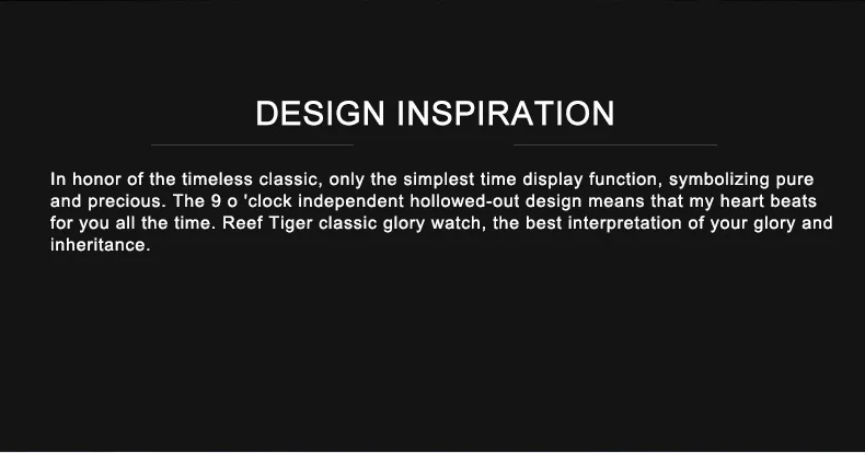 New Reef Tiger/RT Designer Casual Rose Gold Blue Dial Watches Convex Lens Automatic Watches for Men RGA8239