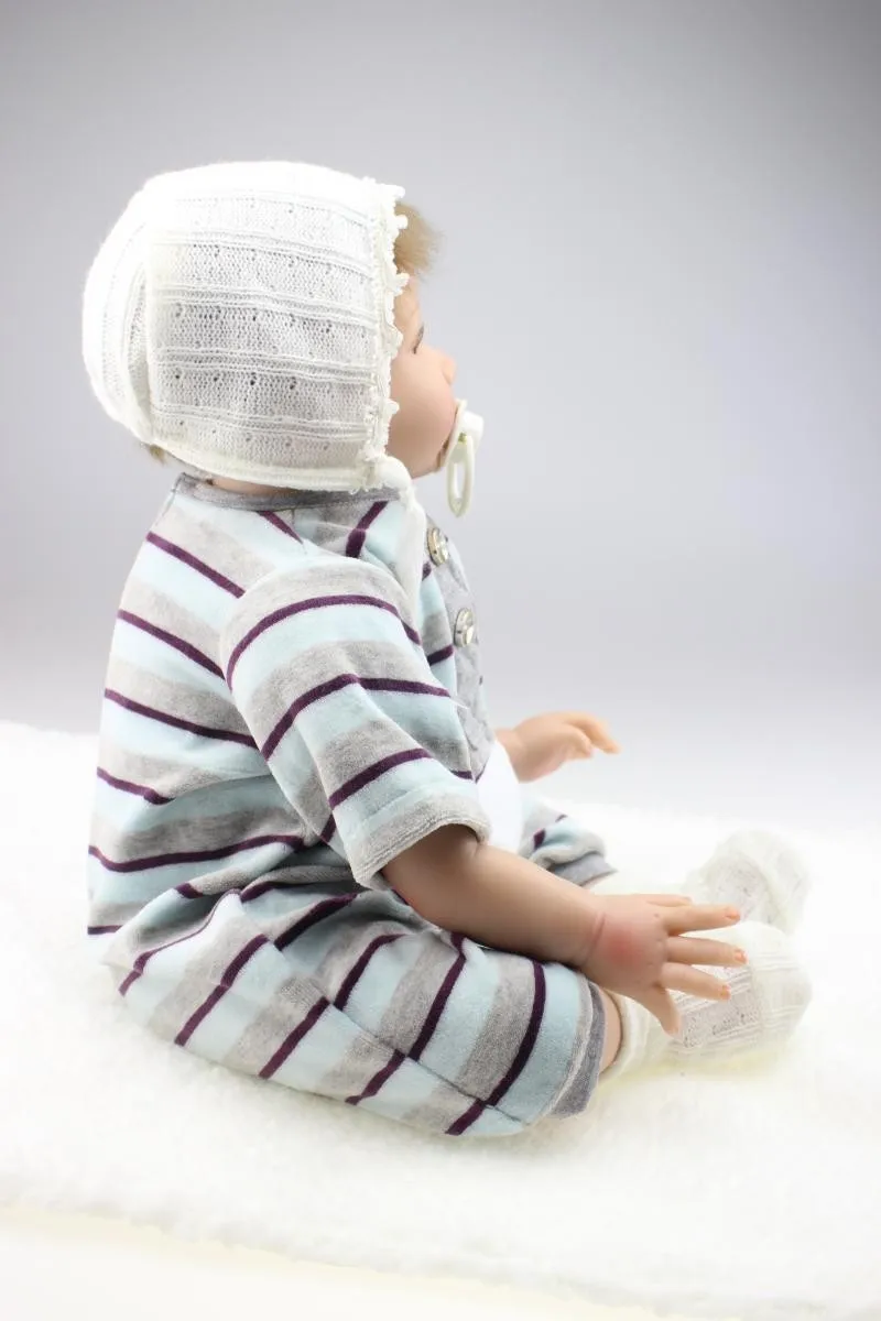 55 см Новое моделирование силиконовые Reborn Baby Doll игрушки ручной работы детские домашние куклы игрушки подарок на день рождения игровой дом