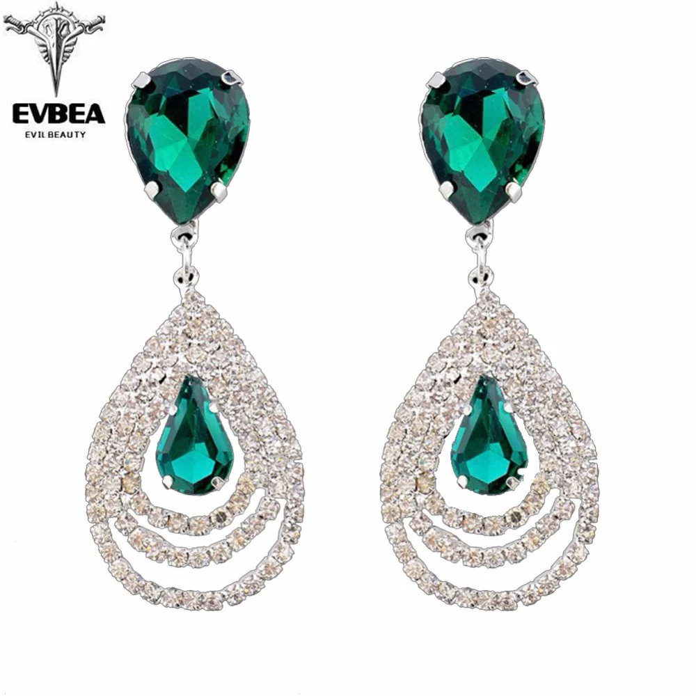 

EVBEA 2019 New Design Geometric Earring Teardrop Earring Dangle Earrings Sparkling Earrings E337