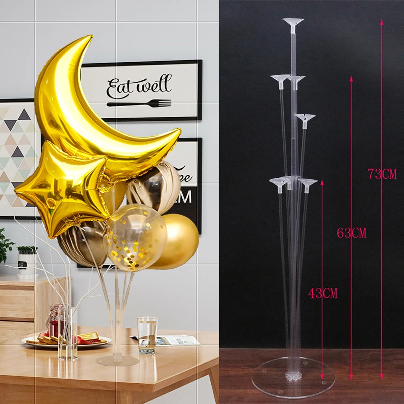 

Ramadan and Eid Decorations Balloons Holder Column Stand Plastic Tubes Stick Holder Ramadan Mubarak Supplies Wedding Decorations