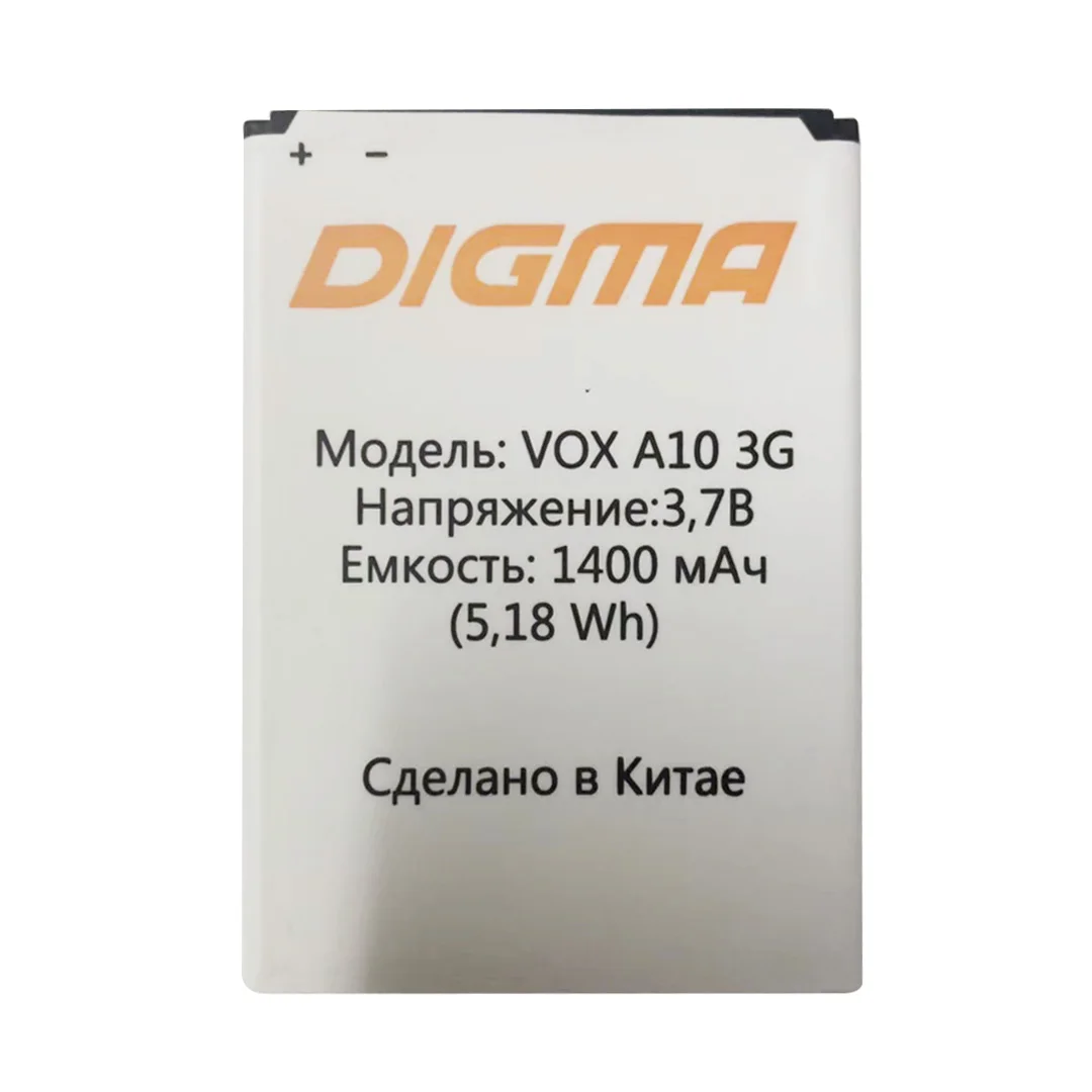 1400 мАч Высокое качество для Digma VOX A10 3g Смартфон батарея мобильного телефона литий