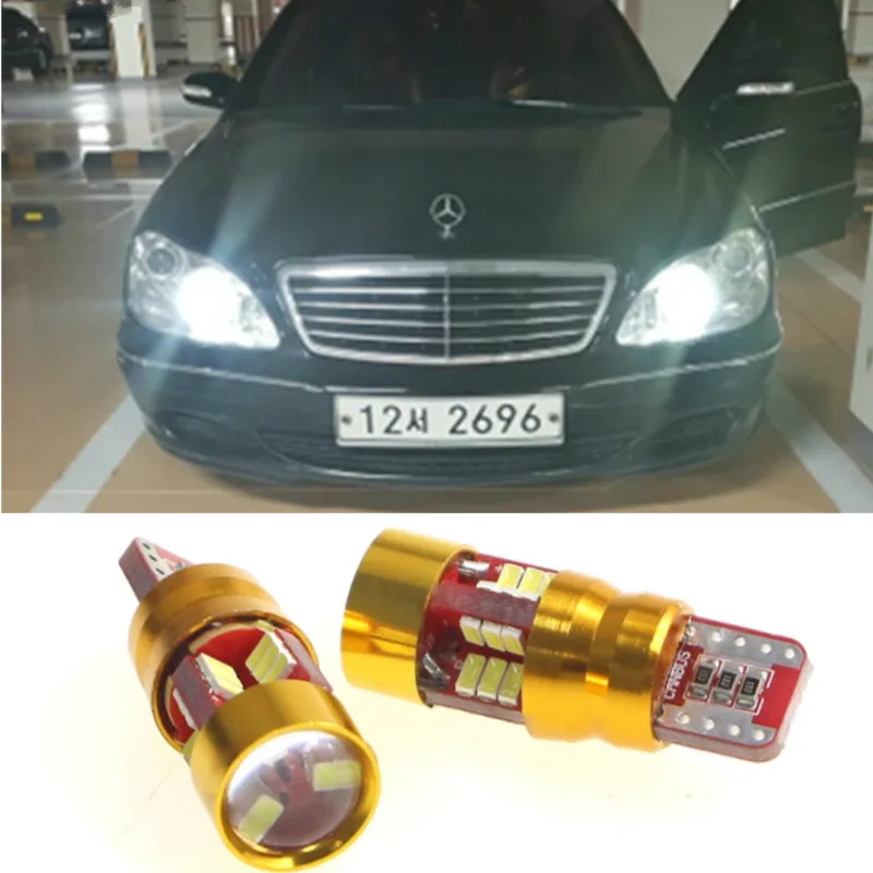T10 W5W LED Canbus Car Dar Light аксессуары для Mercedes Benz W202 W220 W124 W211 W222 X204 W164 W204 C E W203 W210 GLK R ML |