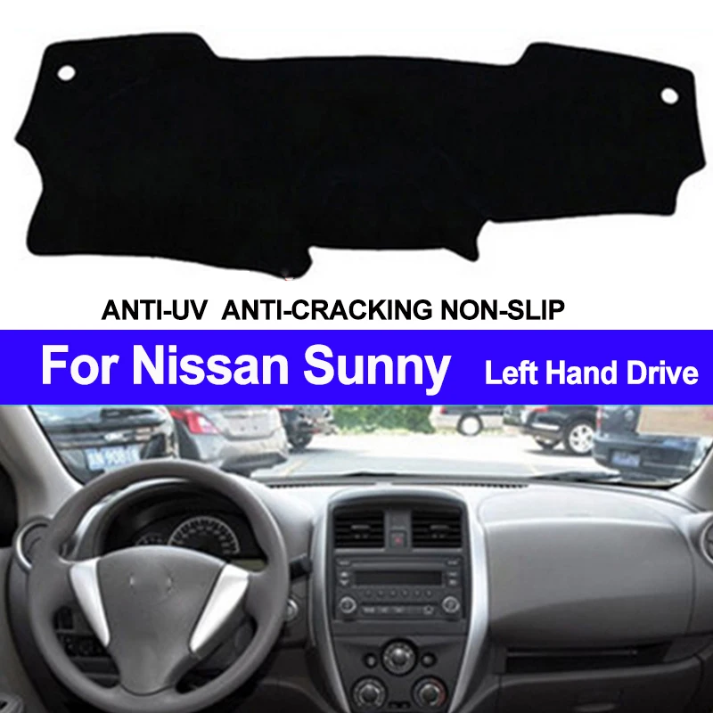 

TAIJS Car Dashboard Cover For Nissan Sunny Dash Mat Dash Board Pad Carpet Automobile Dashmat Anti-UV NON-Slip Car Styling