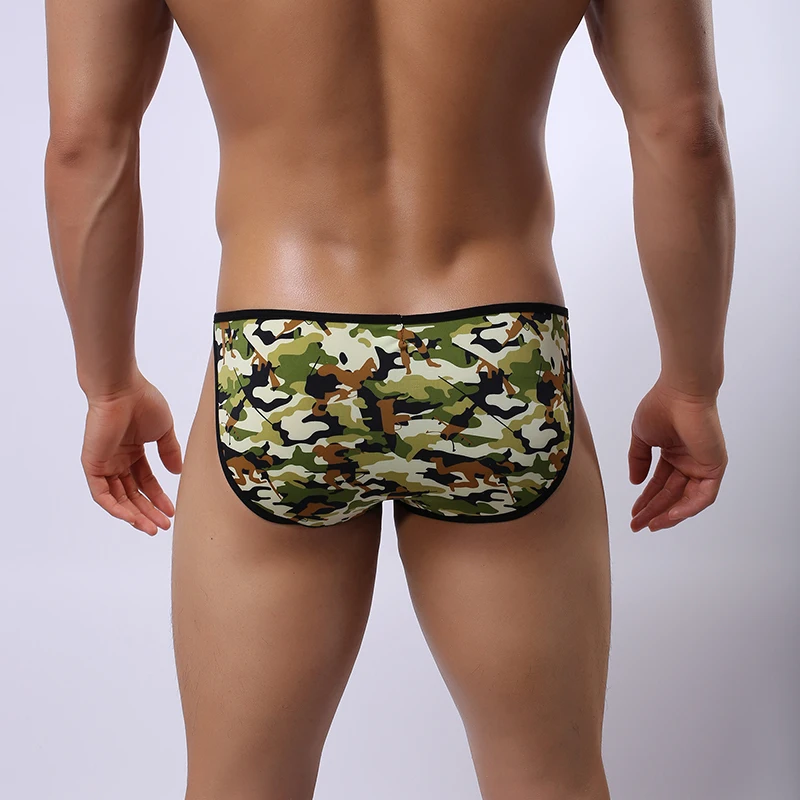 Мужские камуфляжные трусы с мешочком для пениса Размеры S M L|pouch briefs|jockstrap