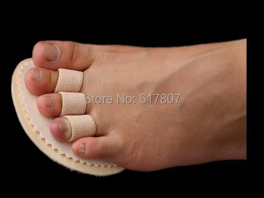 

1Pair =2Pcs Left foot and Right foot Hallux Valgus Overlapping Toes Correction Pad Adjust Hammer Crooked toe separator foot care