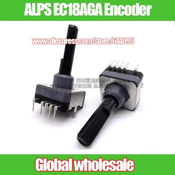 

1pcs ALPS EC18AGA Encoder Switch / 12-bit / Handle Length 29.5mm 1mA 10V DC 360 Degrees Encoder