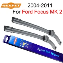 Щетка стеклоочистителя Qeepei для Ford Focus 2 2004-2011 26 ''+ 17''R высокое качество Iso9000 натуральный каучук чистота переднего лобового стекла CPA201-1