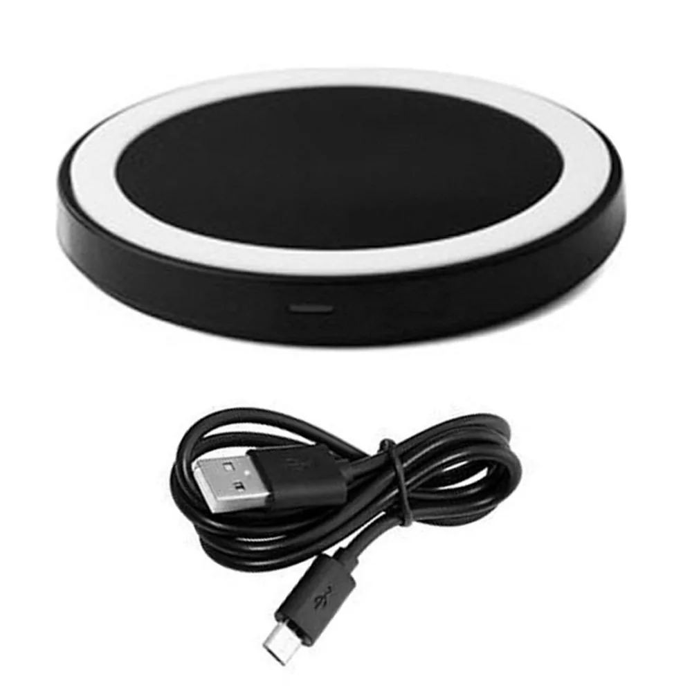 2017 NEW Qi Wireless Charger Pad with USB Charging Cable