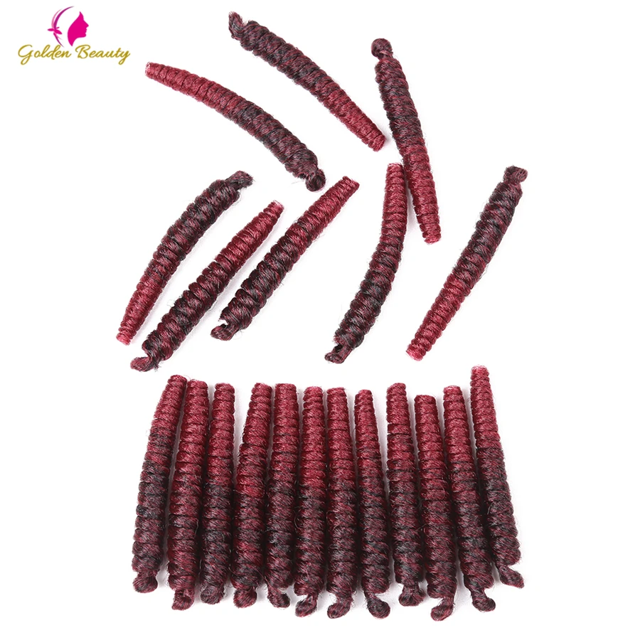

Golden Beauty 20inch Spring Twist Synthetic Crochet Braiding Hair Crochet Twist Braid Hair Extensions for Christsmas Gifts Hair