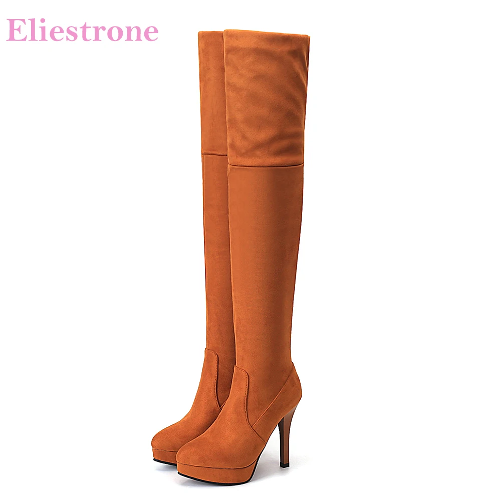 black over the knee slouch boots