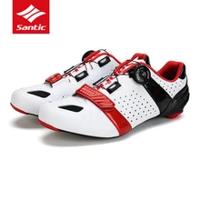 Santic/Мужская обувь для велоспорта; дышащая профессиональная обувь для горного велосипеда с самофиксирующейся подошвой; Sapatilha Ciclismo Zapatillas;