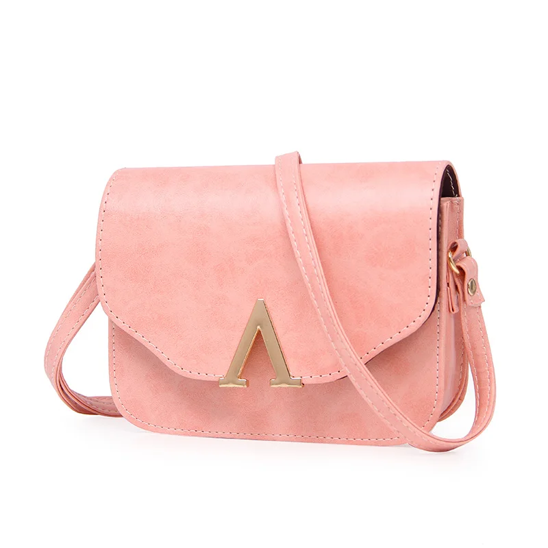 

Women PU Leather Shoulder Bags Vintage Handbag Small Flap Messenger Bag V word Girls Crossbody Bag With Cover Hasp SS0080