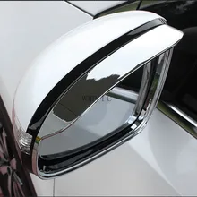 Para KIA Sportage QL 2016 2017 espejo retrovisor externo lluvia ceja decoración cubierta pegatina retrovisor Winddow viseras embellecedores