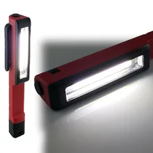 2-Pack стерлинговые инструменты 350LM COB карманный светодиодный фонарик с магнитным зажимом безопасности и выживания Z1214