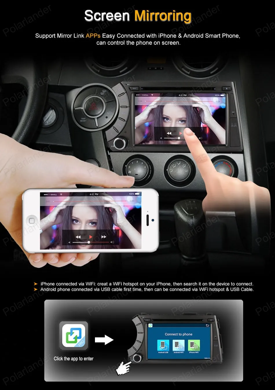 Excellent Android4.4 Car DVD radio For Ss/angyong A/ctyon K/yron Support BT 3G WiFi DAB + OBDII TPMS GPS Mirror Link 7 inch Quad Core 2