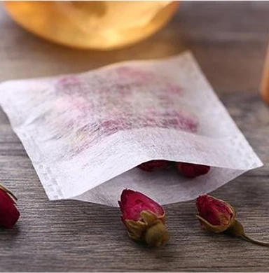 

100pcs/lot 7*10cm Environmental Corn Fiber Folding Tea Bag PLA Biodegraded Herbal Teabags