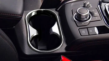 

Car Styling 1PCS ABS Front Water Cup Holder Frame Cover Decoration Trim For Mazda CX-5 CX5 2017 2018