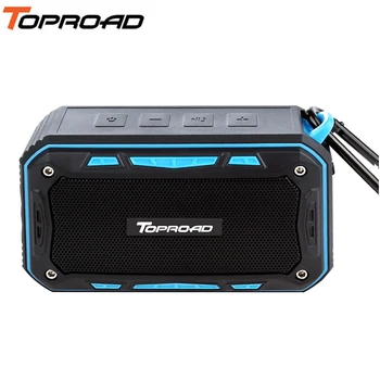 

TOPROAD Outdoor Sports Wireless Speaker Waterproof Bluetooth Speakers with MIC Climbing Buckle Support Handsfree TF FM AUX input