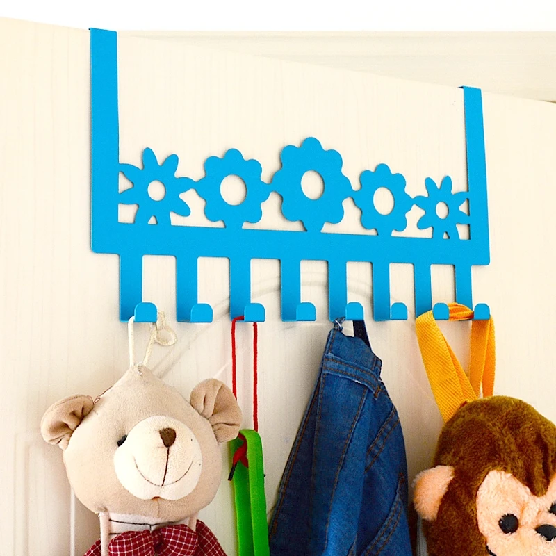 

Lovely Colorful SUS 304 Stainless Steel Hook Clothes Bathroom Hardware Robe Towel Hook Hat Bag Door Hooks Holder Cute Cloud Wall