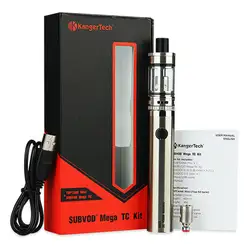 Оригинал Kangertech SUBVOD Мега TC комплект электронных сигарет 2300 мАч Vape мод и 4 мл Toptank мини Kanger Subvood мега starter Kit