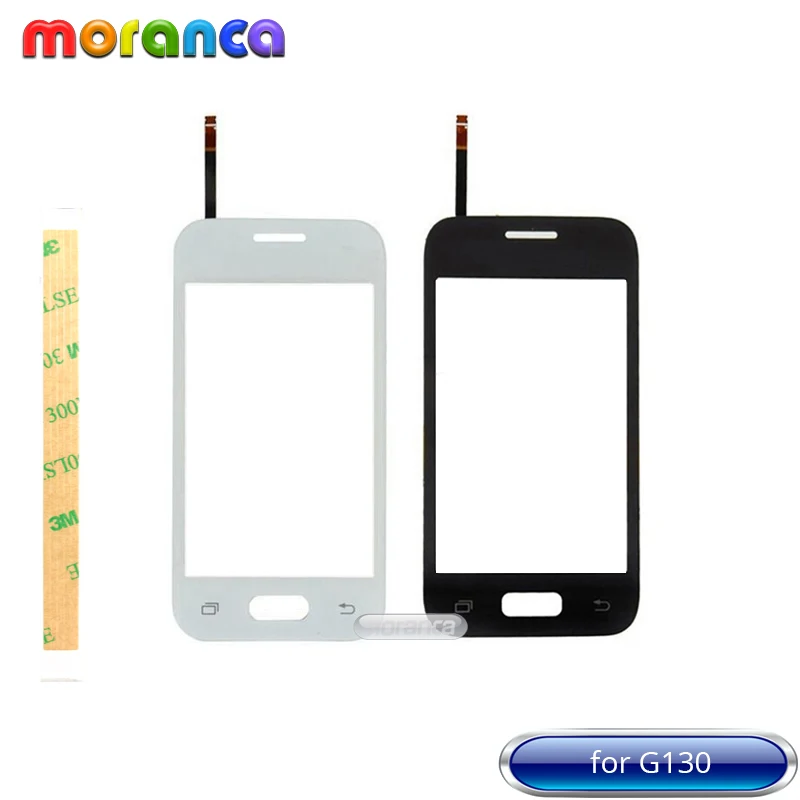 

3.5'' for Samsung Galaxy DUOS Young 2 Duos G130H SM G130 Touch Screen Digitizer Front Glass Sensor Lens White Black + 3M Tape