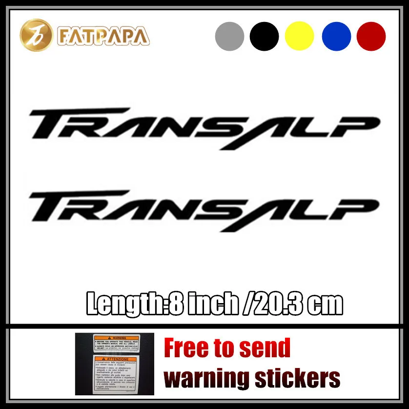 

motorcycle bike Fuel tank Wheels Fairing notebook Luggage helmet MOTO Sticker decals For HONDA Transalp 600 700