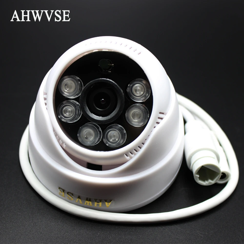 

AHWVSE 48V PoE IP Camera HD 960P IP Camera PoE D626 6pcs White IR LEDs Mini Dome Indoor Camera 1.0 Megapixel 720P IP Camera PoE