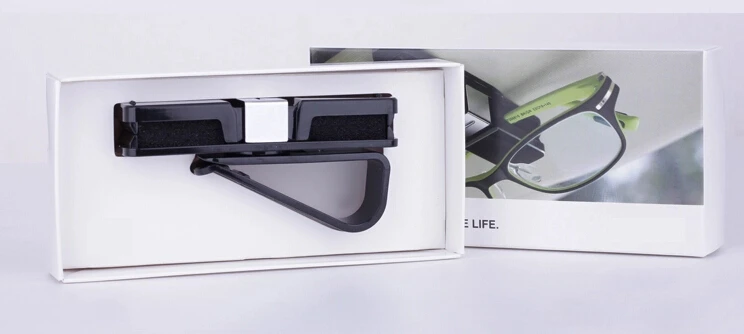 Для Lexus NX/RX/LX/GX двухсторонний стиль автомобильные очки Зажим для карт/держатель для очков 1 шт
