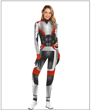 

have gloves Women/girl Avengers Endgame Quantum Realm marvel Cosplay Costume Bodysuit Suit Jumpsuits Halloween Christmas suit