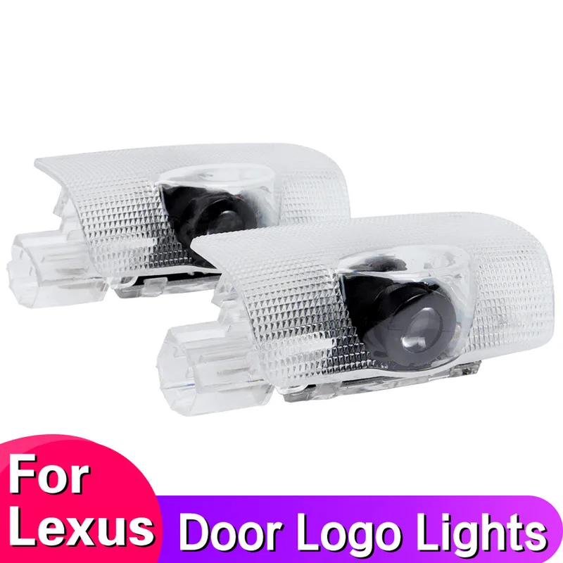 

2X For Lexus RX ES GX LS LX IS Series IS350 ES350 RX300 GX460 LS460 330 300 430 LED Car Door Welcome Light Laser Projector Logo