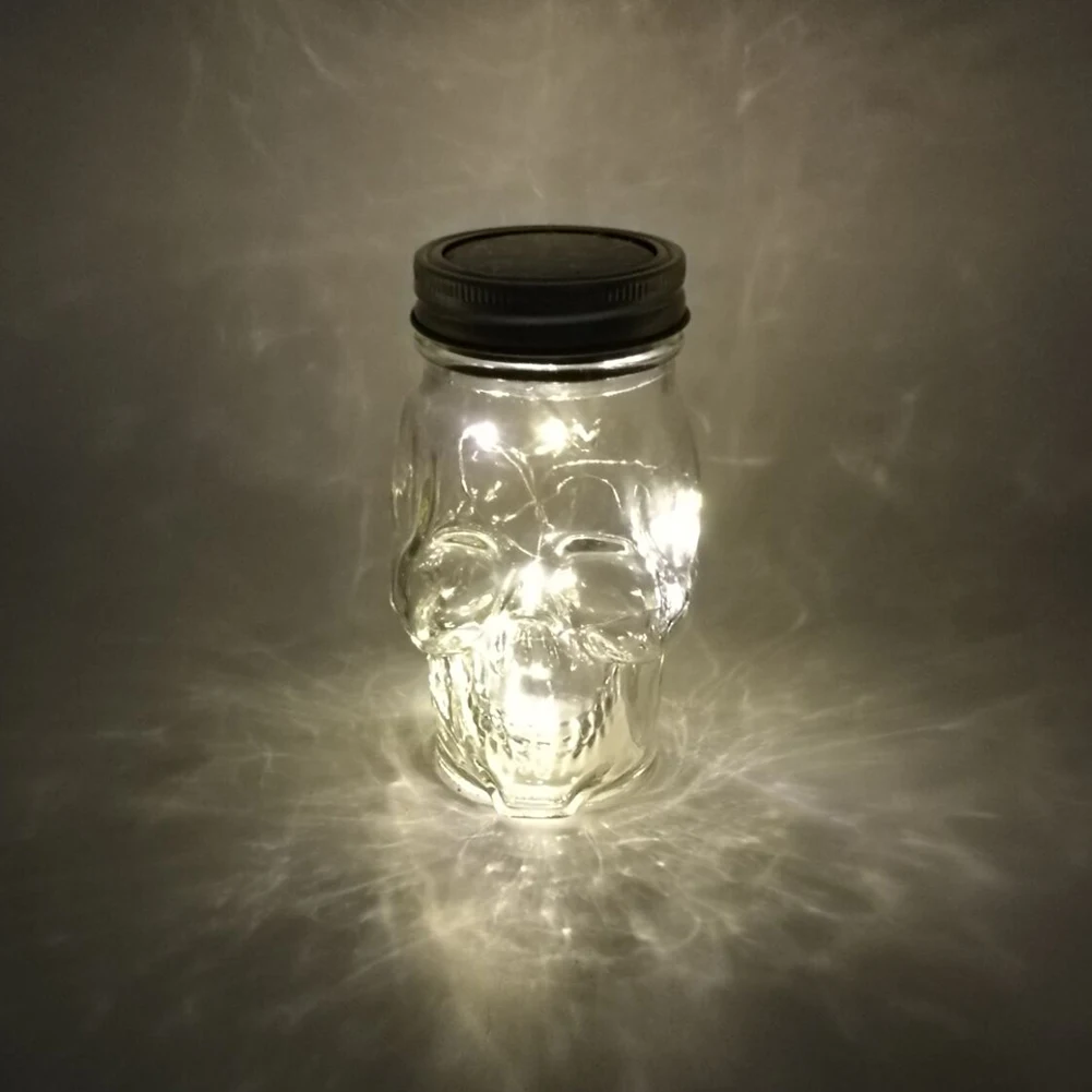 10/20LED солнечные крышки вставить свет шнура декор сада лампы для Mason Jar