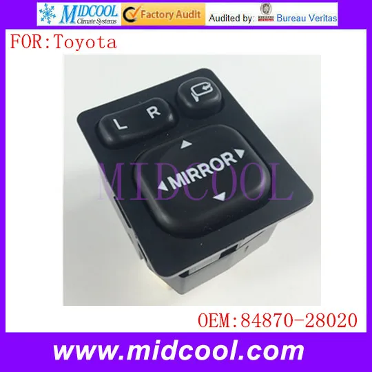 New Rearview Mirror Switch use OE NO. 84870-28020 8487028020 | Автомобили и мотоциклы