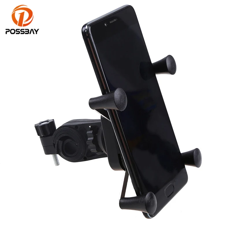 

POSSBAY Motorcycle Scooter Phone Holder Bracket Mount Handlebar Mount Universal for Iphone Samsung XIAOMI GPS Phone Stand Holder