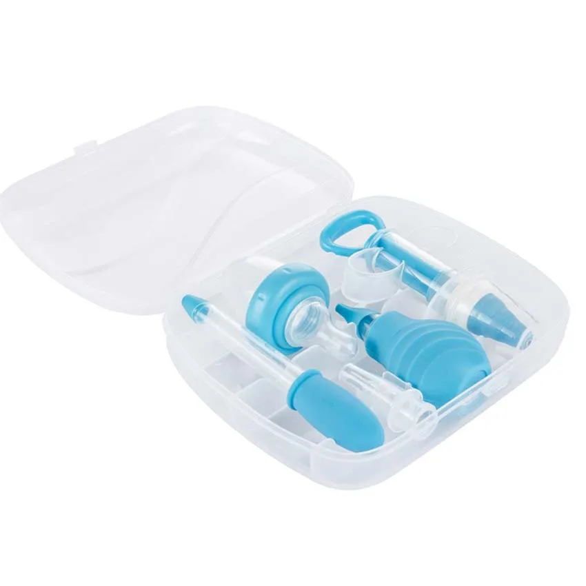 5Pcs Newborn Baby Healthcare Kit Medicine Feeder Pinpet Drencher Nasal Aspirator Baby Healthcare Medical Kit Baby Care - Цвет: as picture